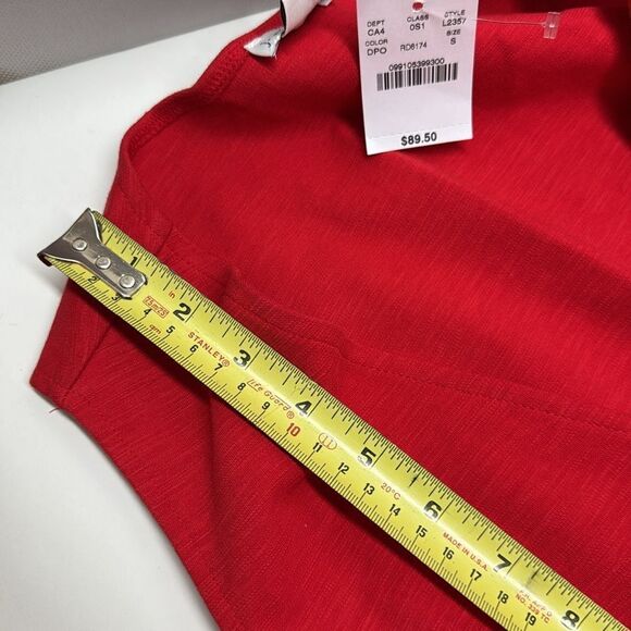 🔥 JCREW DRESS red Sz Small New - Picture 8 of 9
